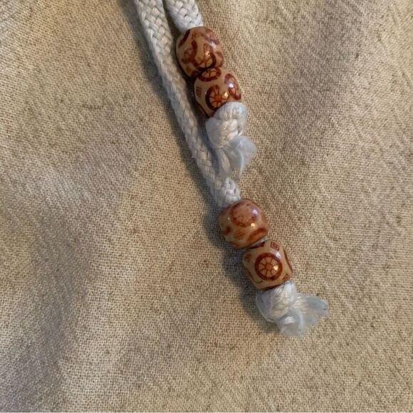 LINEN SHORTS Women’s XXL Cream Pull String Elastic Waist Pockets 30% Linen. - Picture 8 of 14